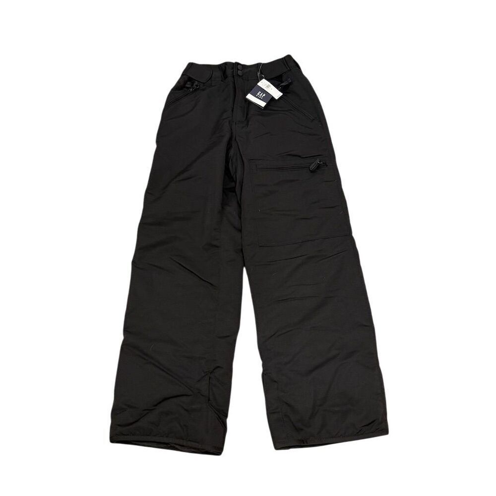 GAP Kids Unisex Ski Snow Pants Black Size 12 Winter Insulated NWT